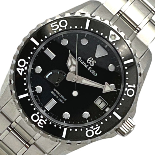 セイコー SEIKO グランドセイコー スポーツコレクション スプリングドライブ ダイバーズウォッチ SBGA461 ブラック  SS 自動巻き メンズ 腕時計