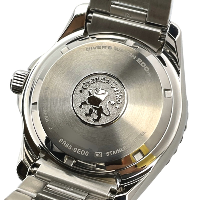 セイコー SEIKO グランドセイコー スポーツコレクション スプリングドライブ ダイバーズウォッチ SBGA461 ブラック SS 自動巻き メンズ  腕時計