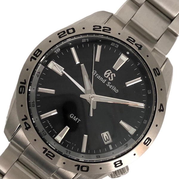 セイコー SEIKO Grand Seiko スポーツコレクションGMT SBGN027 シルバー ステンレススチール クオーツ メンズ 腕時計