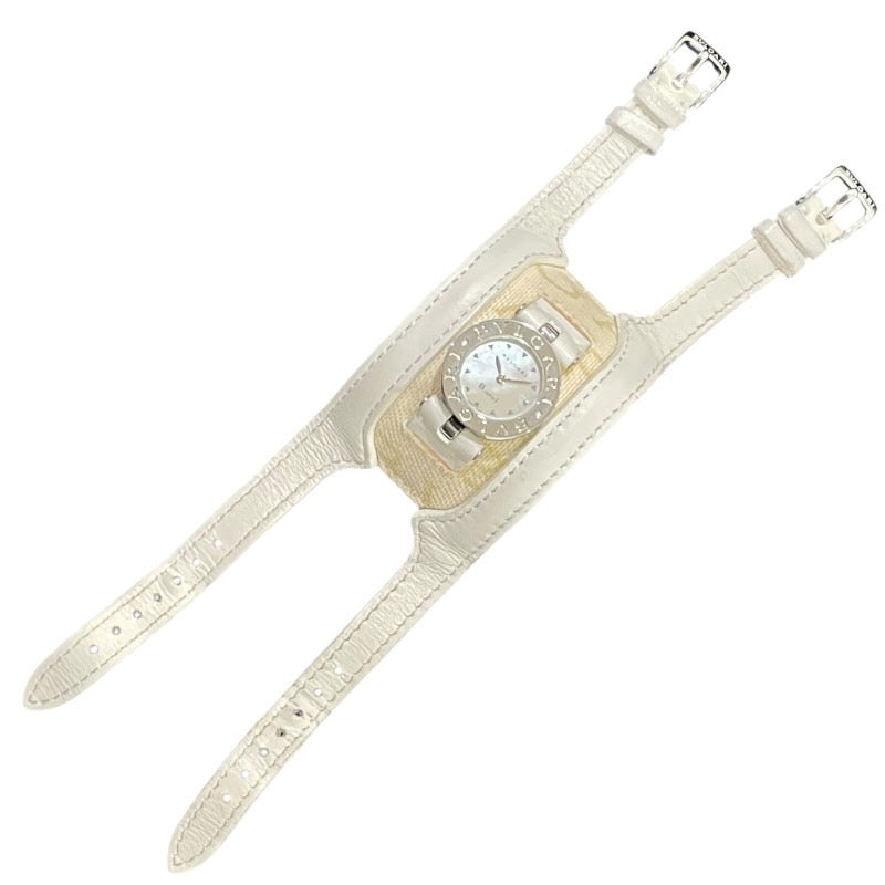 ブルガリ BVLGARI B-zero1 ホワイトシェル BZ22MAN5 ホワイト SS クオーツ レディース 腕時計