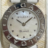 ブルガリ BVLGARI B-zero1 ホワイトシェル BZ22MAN5 ホワイト SS クオーツ レディース 腕時計