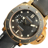 パネライ PANERAI サブマーシブル ゴールドテック PAM01164 ブラック  K18PG 自動巻き メンズ 腕時計