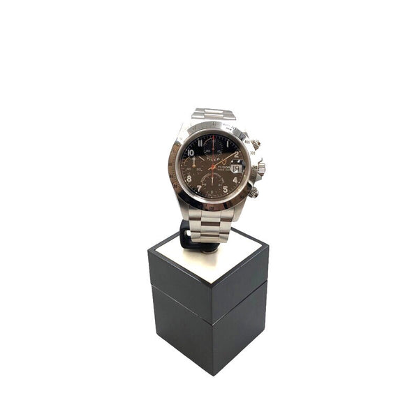 チューダー/チュードル TUDOR クロノタイム タイガー 79280 ブラック  ステンレススチール 自動巻き メンズ 腕時計