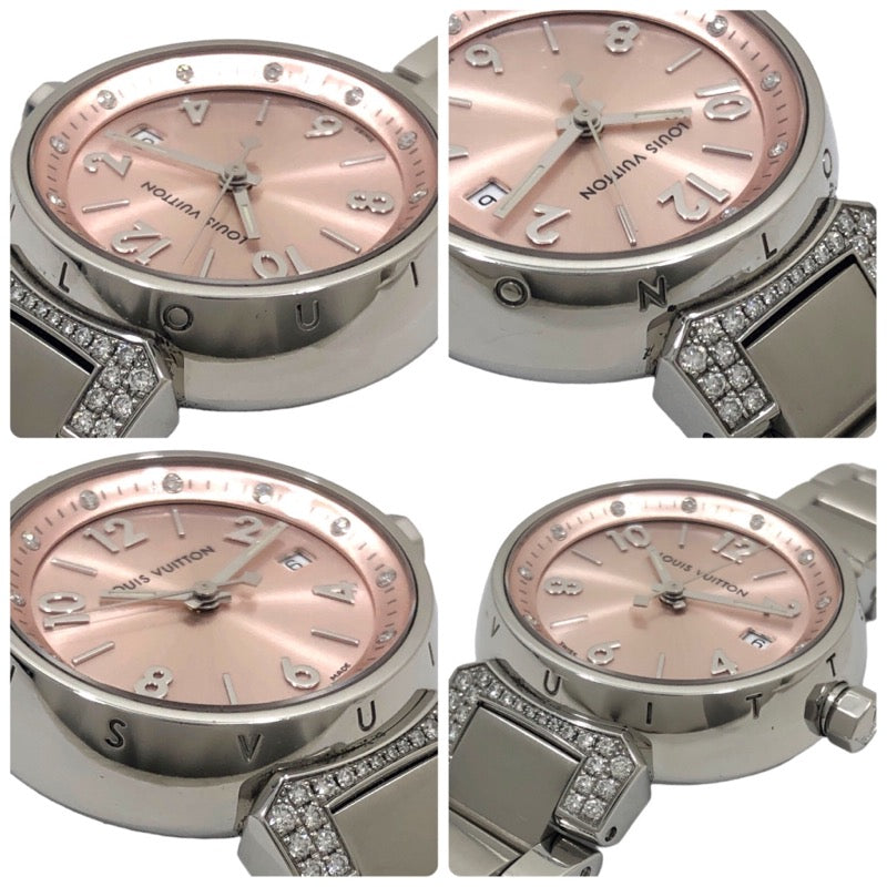 ルイ・ヴィトン LOUIS VUITTON タンブール Q121Y ピンク SS レディース