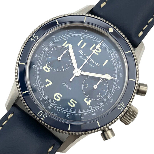ブランパン BLANCPAIN エアコマンド AC02-12B40-63A ブルー チタン/セラミック 自動巻き メンズ 腕時計