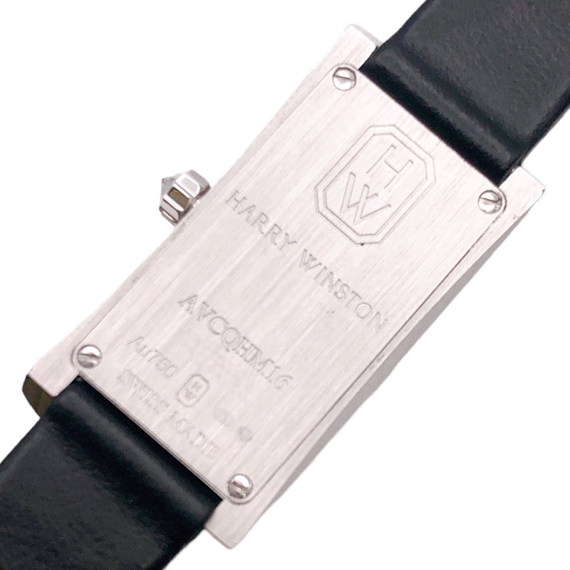 ハリーウィンストン HARRY WINSTON アヴェニュー　Cミニ AVCQHM16WW024 K18WGダイヤモンド クオーツ レディース 腕時計