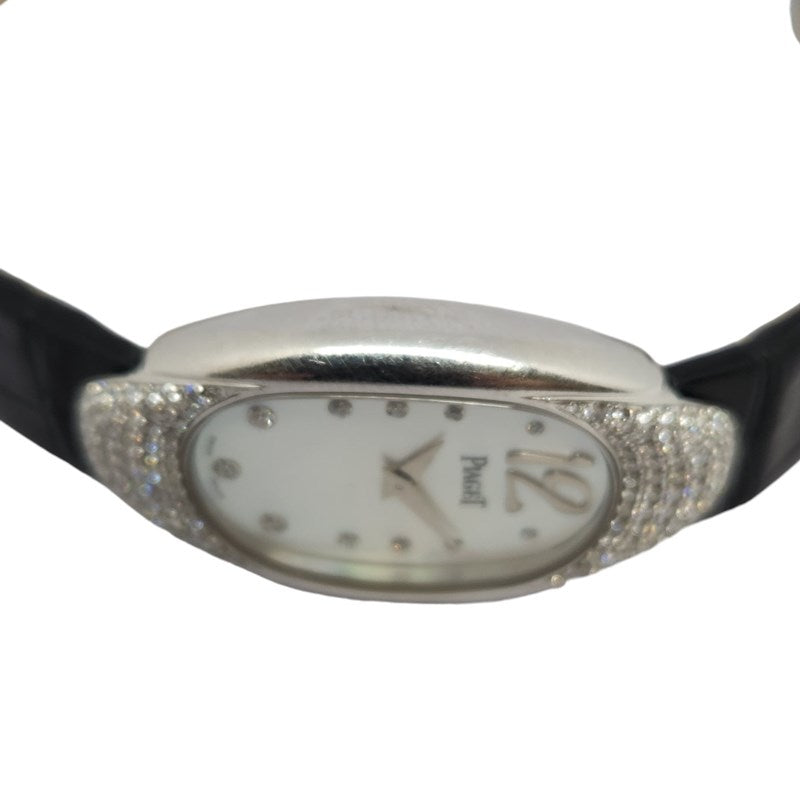 ピアジェ PIAGET ライムライト ホワイトシェル P10002 ホワイト  K18WG クオーツ レディース 腕時計