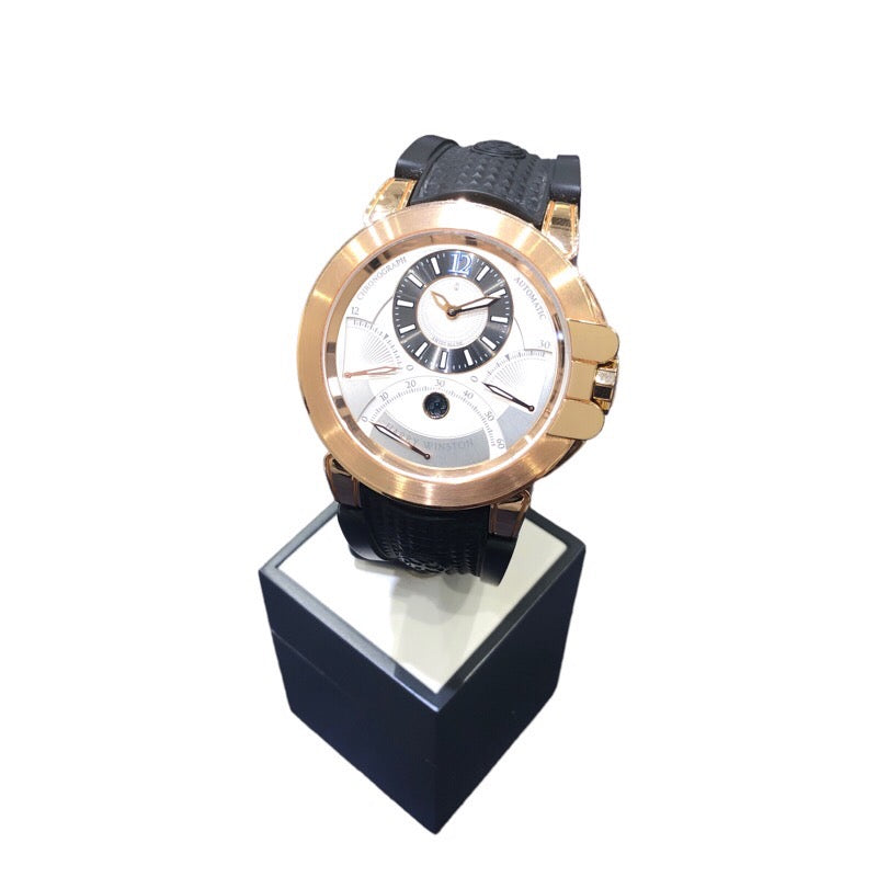 ハリーウィンストン HARRY WINSTON オーシャン　トリレトロ　クロノグラフ OCEACT44RR025 K18PG×SS 自動巻き メンズ  腕時計