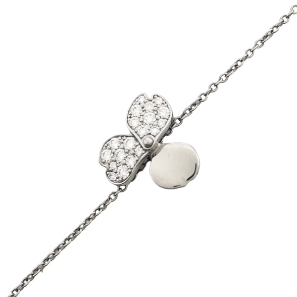 ティファニー TIFFANY＆CO ペーパーフラワー ダイヤブレスレット Pt950 ダイヤモンド ジュエリー