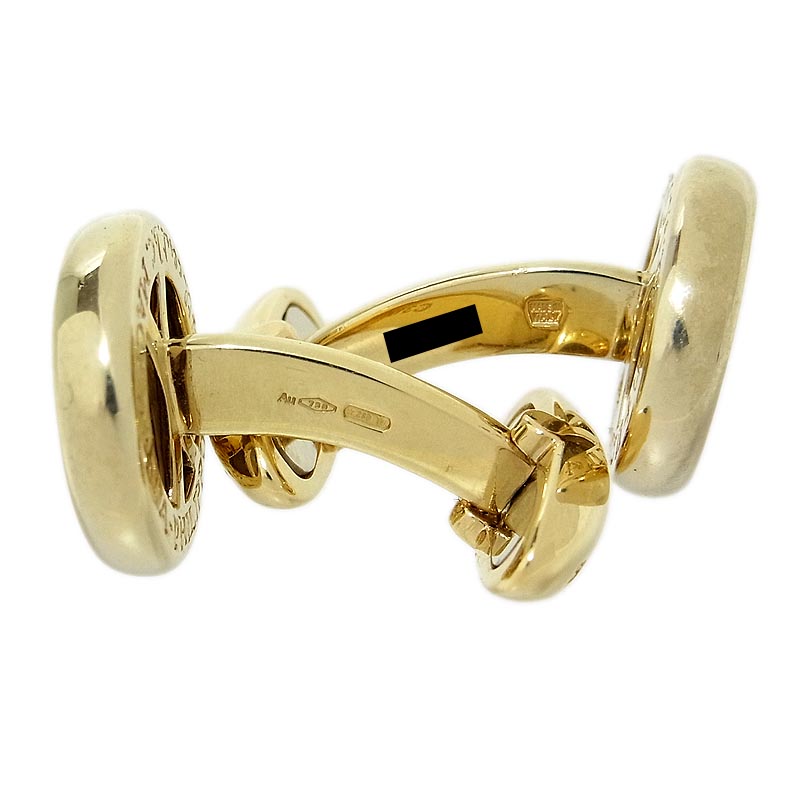 ブルガリ BVLGARI モネーテ カフリンクス マケドニア・フィリップス2 4世  K18YG ジュエリー