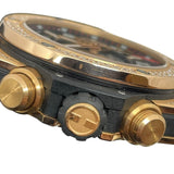 ウブロ HUBLOT ビッグバン ウニコ キングゴールド パヴェ 411.OX.1180.RX.1704 K18PG/ラバーベルト 自動巻き メンズ 腕時計