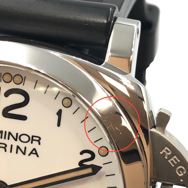 パネライ PANERAI ルミノールマリーナ 1950 3デイズアッチャイオ PAM01499 ホワイト SS 自動巻き メンズ 腕時計