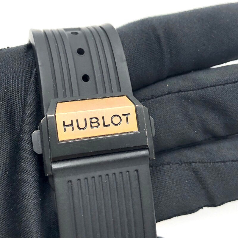 ウブロ HUBLOT ビッグバン ウニコ キングゴールド 411.OX.1180.RX スケルトン K18PG/ラバー 自動巻き メンズ 腕時計