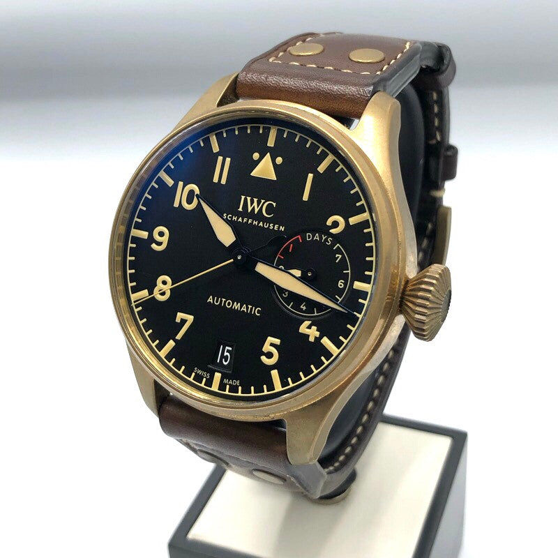 インターナショナルウォッチカンパニー IWC ビッグパイロットウォッチ 世界1500本限定 IW501005 ブラック ブロンズ 自動巻き |  中古ブランドリユースショップ OKURA(おお蔵)