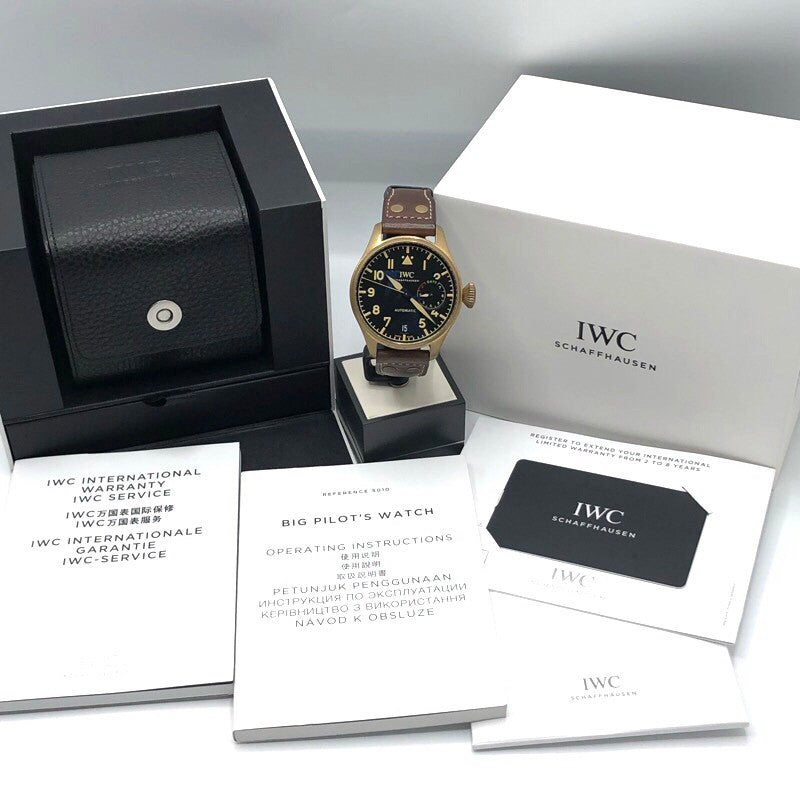 インターナショナルウォッチカンパニー IWC ビッグパイロットウォッチ　世界1500本限定 IW501005 ブラック ブロンズ 自動巻き メンズ 腕時計