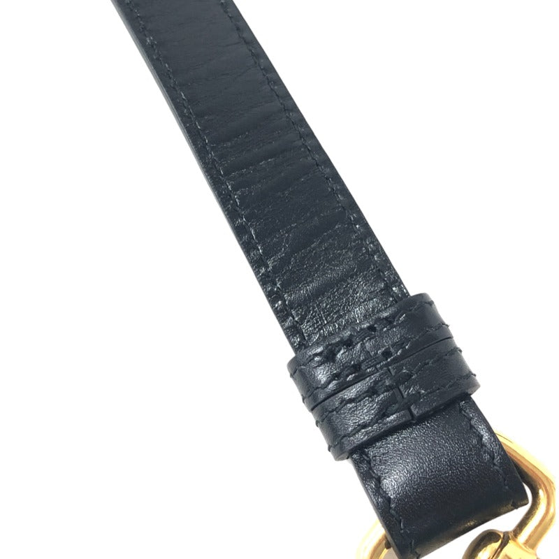 クリスチャン・ディオール Christian Dior ボビーミディアム M9319UMOL ブラック ゴールド金具 ボックスカーフ レディース ショルダーバッグ