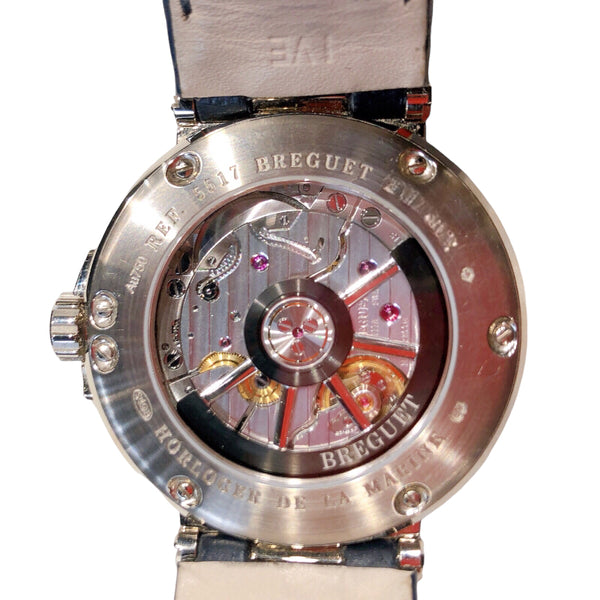 ブレゲ Breguet マリーン 5517BB/Y2/9ZU ブルー K18ホワイトゴールド 750WG メンズ 腕時計