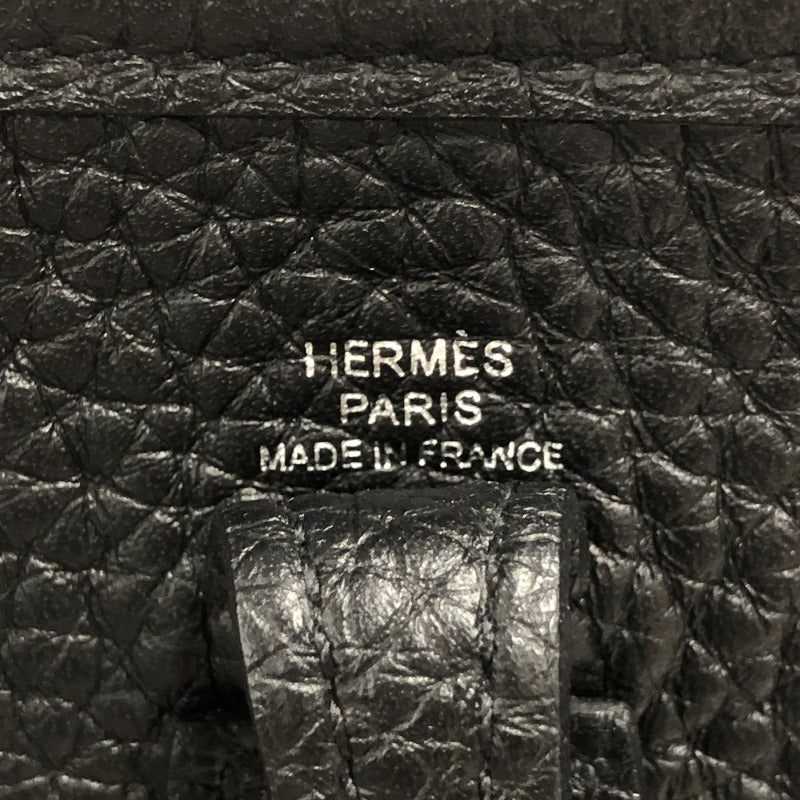 エルメス HERMES エヴリンTPM U刻 ブラック　シルバー金具 トリヨン レディース ショルダーバッグ