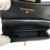 シャネル CHANEL ミニチェーンクラッチ AP2271 31 ブラック ゴールド金具 ラムスキン レディース ショルダーバッグ