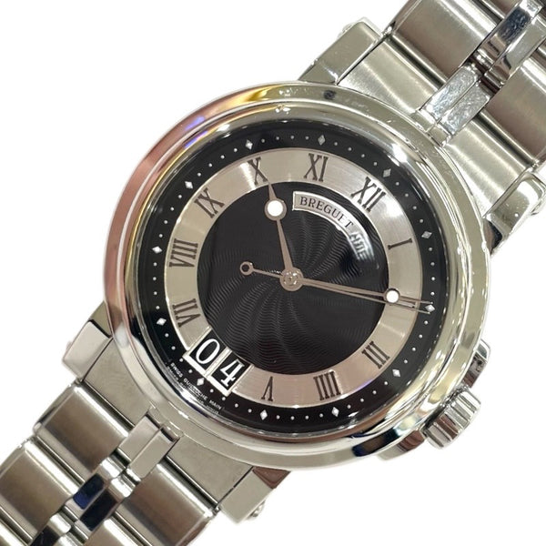 ブレゲ Breguet マリーン2 ラージデイト 5817ST/92/SV0 ブラック/シルバー SS 自動巻き メンズ 腕時計