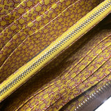 エルメス HERMES アザップロングシルクイン　エプソン　チャイ　Z刻印　SV金具 チャイ レザー エプソン ユニセックス 長財布