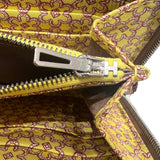 エルメス HERMES アザップロングシルクイン　エプソン　チャイ　Z刻印　SV金具 チャイ レザー エプソン ユニセックス 長財布
