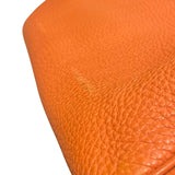 エルメス HERMES バーキン35 □N刻 オレンジ シルバー金具 トゴ レディース ハンドバッグ