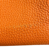 エルメス HERMES バーキン35 □N刻 オレンジ シルバー金具 トゴ レディース ハンドバッグ