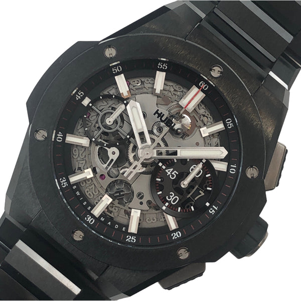 ウブロ HUBLOT ビッグ・バン インテグレーテッド ブラックマジック 451.CX.1170.CX ブラック セラミック 自動巻き メンズ 腕時計