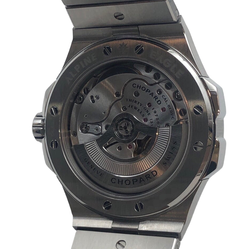ショパール Chopard アルパイン イーグル 41 298600-3002 グレー ステンレススチール 自動巻き メンズ 腕時計