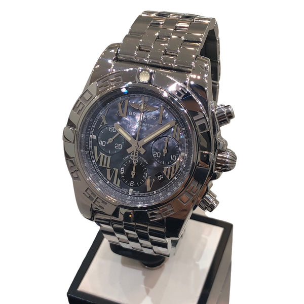 ブライトリング BREITLING クロノマット 44　日本限定400本 AB01116X/BE67 ブルーシェル ステンレススチール 自動巻き メンズ 腕時計