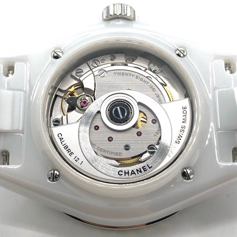 シャネル CHANEL J12 H5705 ホワイト セラミック 自動巻き レディース 