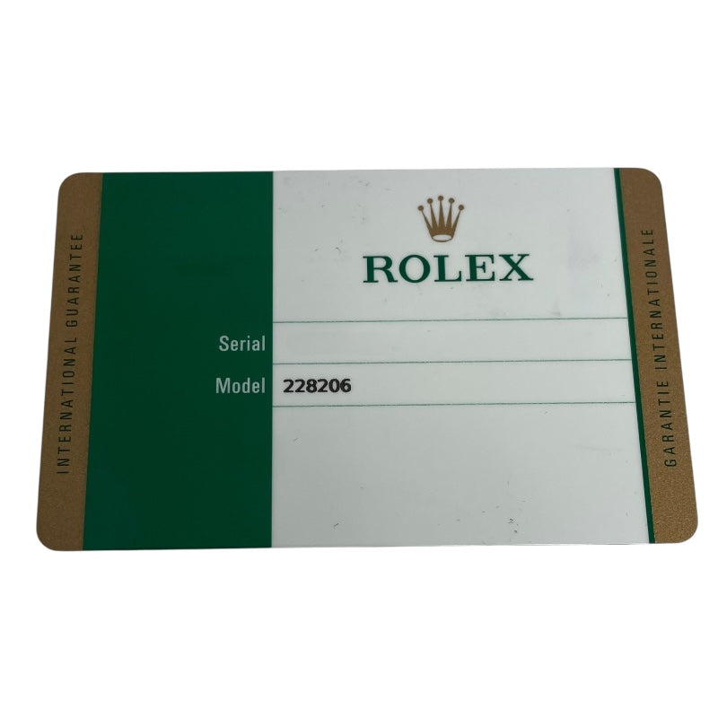 ロレックス ROLEX デイデイト40 ダイアゴナル アイスブルー ランダムシリアル 228206 アイスブルー PT950 自動巻き メンズ 腕時計