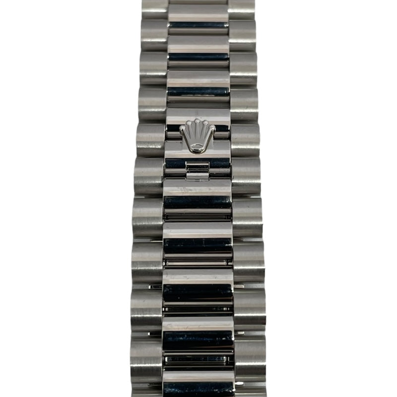 ロレックス ROLEX デイデイト40 ダイアゴナル アイスブルー ランダムシリアル 228206 アイスブルー PT950 自動巻き メンズ 腕時計
