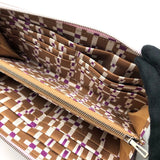 エルメス HERMES アザップロングシルクイン U刻印　(2022年製) モーヴペール/チャイ　シルバー金具 ヴォーエプソン×シルク レディース 長財布