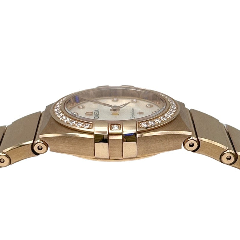 オメガ OMEGA コンステレーション　ホワイトシェル 131.55.25.60.55.001 K18ピンクゴールド クオーツ レディース 腕時計