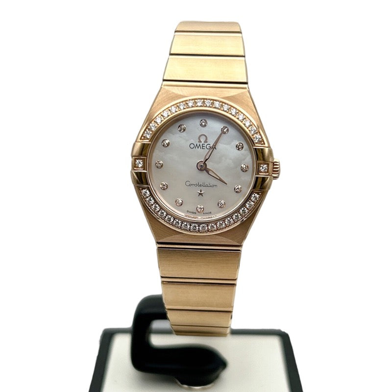 オメガ OMEGA コンステレーション　ホワイトシェル 131.55.25.60.55.001 K18ピンクゴールド クオーツ レディース 腕時計