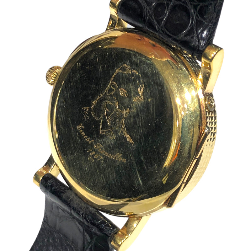 ロンジン LONGINES フランシロン パワーリザーブ ハンターケース L4.646.6 K18イエローゴールド 自動巻き メンズ 腕時計 |  中古ブランドリユースショップ OKURA(おお蔵)