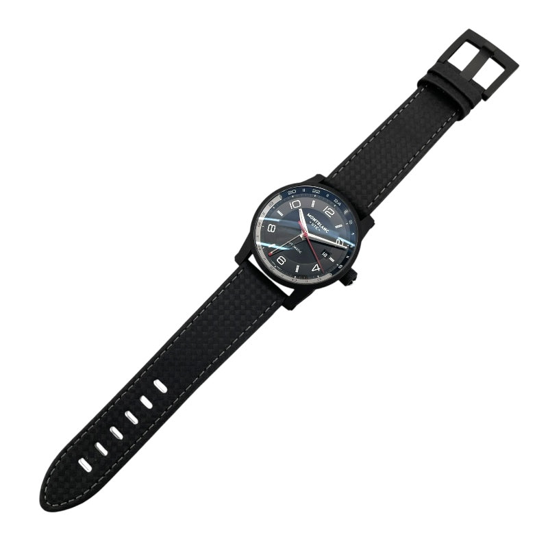 モンブラン MONT BLANC タイムウォーカー 113876 ブラック SS/革ベルト 自動巻き メンズ 腕時計