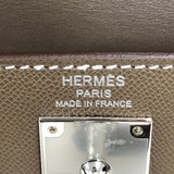 エルメス HERMES ケリーエラン B刻 エトゥープ シルバー金具 エプソン レディース ショルダーバッグ