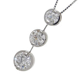 トリロジー ダイヤモンド ペンダント ネックレス Pt850/900/ダイヤモンド ダイヤモンド ジュエリー