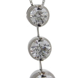 トリロジー ダイヤモンド ペンダント ネックレス Pt850/900/ダイヤモンド ダイヤモンド ジュエリー