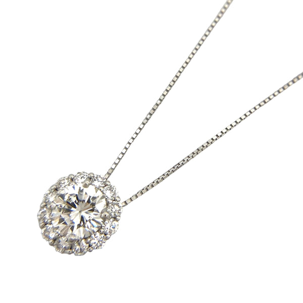 ダイヤモンド ネックレス D:1.16ct D:0.43ct Pt850/Pt900 ダイヤモンド ジュエリー