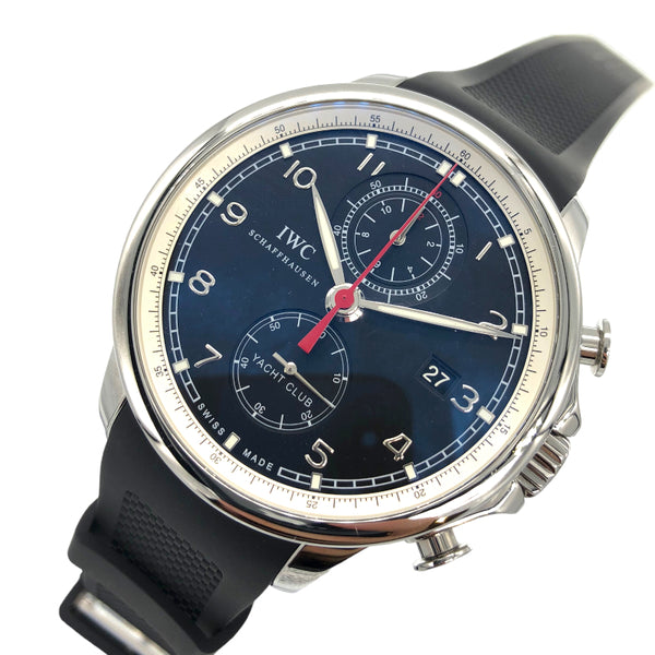 インターナショナルウォッチカンパニー IWC ポルトギーゼ ヨットクラブ IW390210 ブラック SS/ラバーベルト 自動巻き メンズ 腕時計
