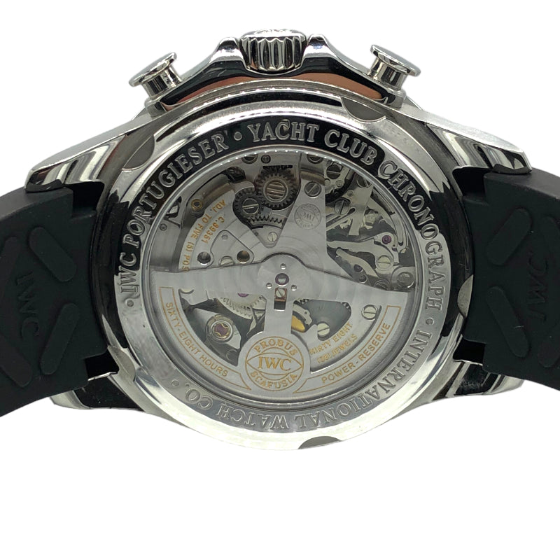 インターナショナルウォッチカンパニー IWC ポルトギーゼ ヨットクラブ IW390210 ブラック SS/ラバーベルト 自動巻き メンズ 腕時計