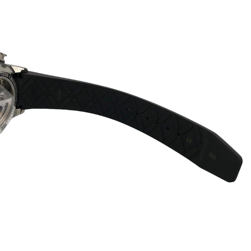 インターナショナルウォッチカンパニー IWC ポルトギーゼ ヨットクラブ IW390210 ブラック SS/ラバーベルト 自動巻き メンズ 腕時計