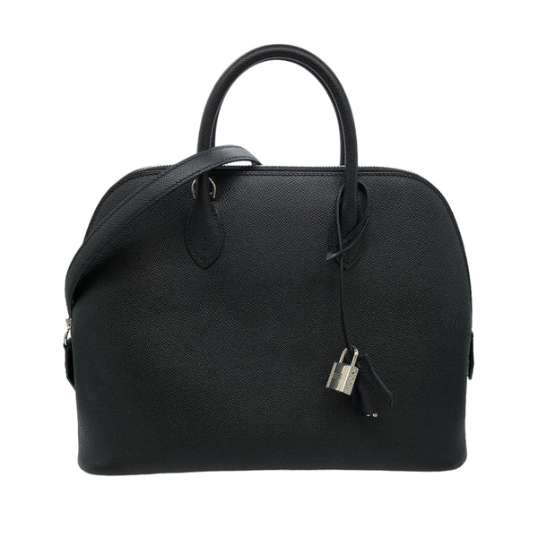 エルメス HERMES ボリード1923 30 Z刻　(2021年製) ブラック シルバー金具 ヴォーエプソン レディース ハンドバッグ