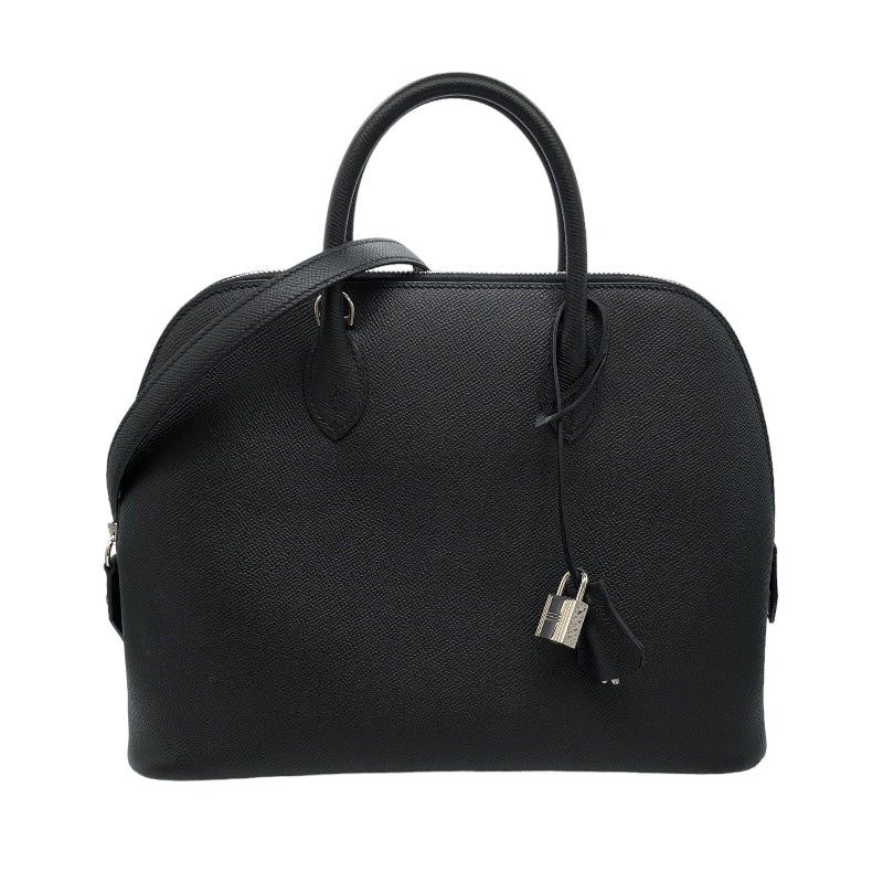 エルメス HERMES ボリード1923 30 Z刻　(2021年製) ブラック シルバー金具 ヴォーエプソン レディース ハンドバッグ