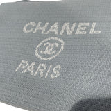 シャネル CHANEL ドーヴィル スモールショッピングバック AS3257 ブルー シルバー金具 キャンバス レディース ショルダーバッグ