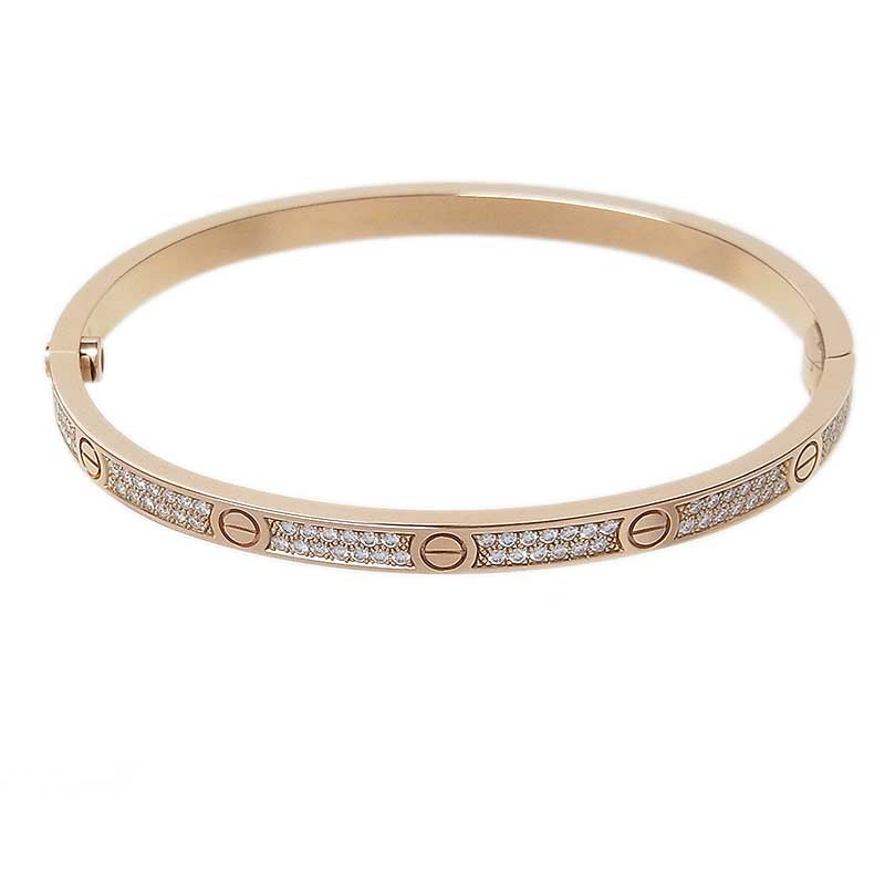 カルティエ Cartier ラブブレスレット スモールモデル パヴェ